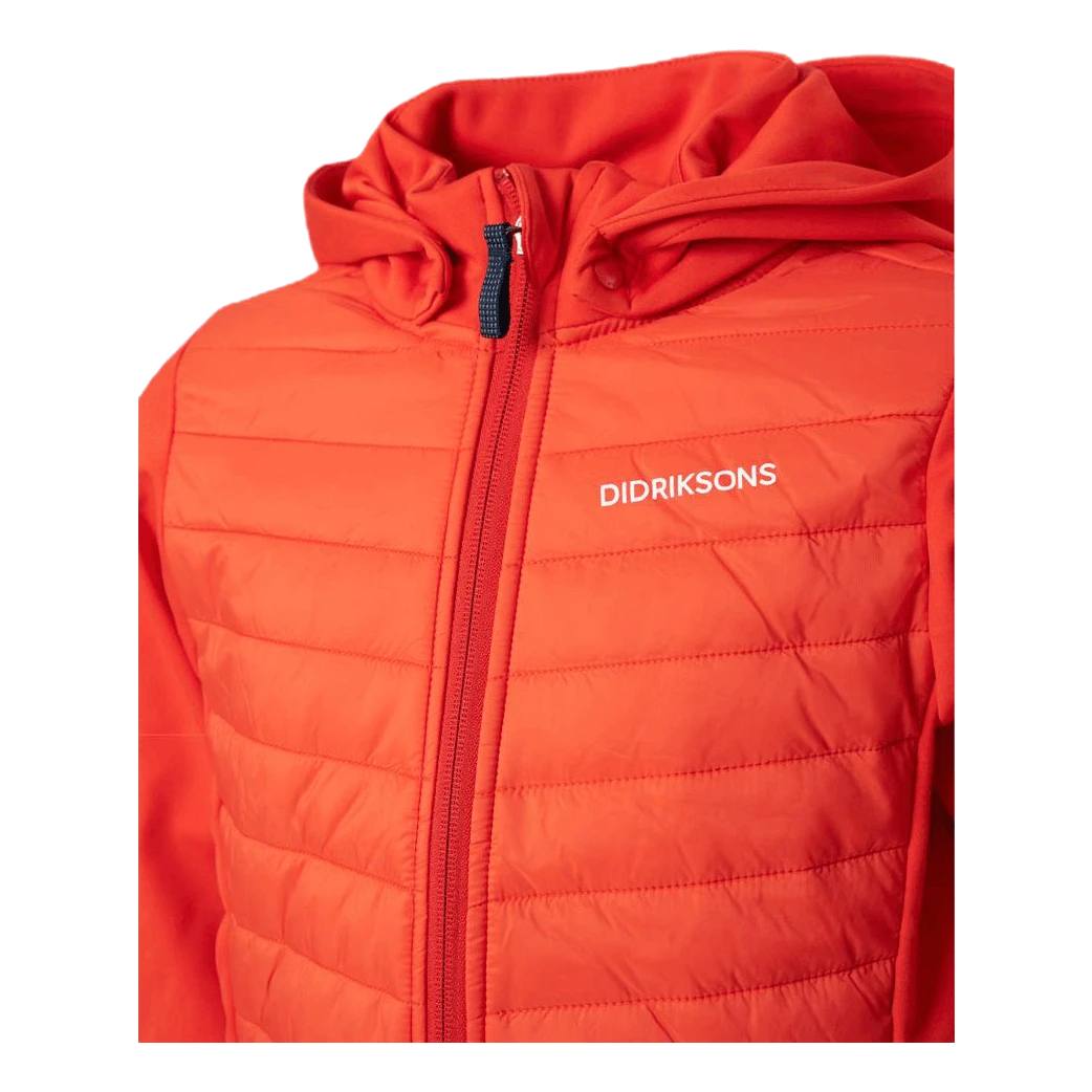 DIDRIKSONS Briska Kids Jacket Red – Bild 4