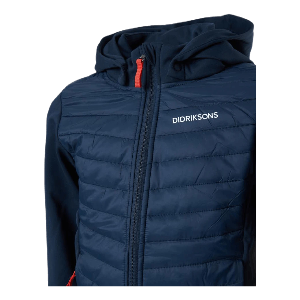 DIDRIKSONS Briska Kids Jacket Blue – Bild 4