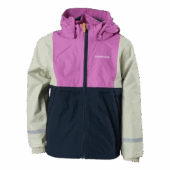 DIDRIKSONS Block Kids Jacket Blue/Purple