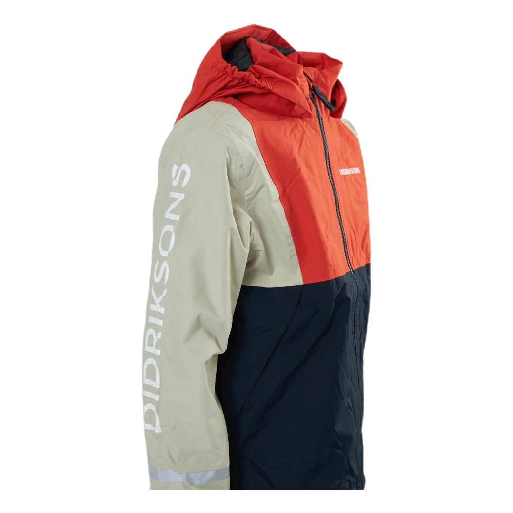 DIDRIKSONS Block Kids Jacket Blue/Red – Bild 4