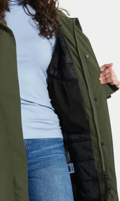 Didriksons Erika Women's Parka 3, Größe_Bekleidung_NR:52, Didriksons_Farbe:deep Green
