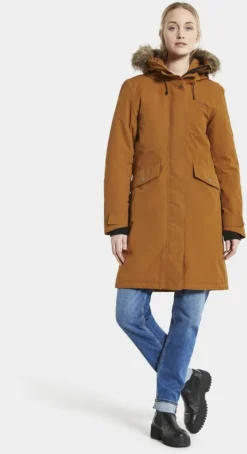 DIDRIKSONS ERIKA WNS PARKA 3 Cayenne 38
