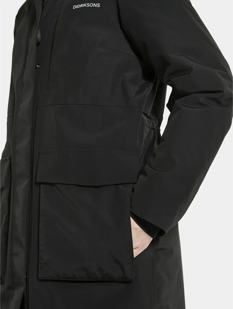 Didriksons Leya Women's Parka Long 2, Größe_Bekleidung_NR:38, Didriksons_Farbe:black – Bild 8