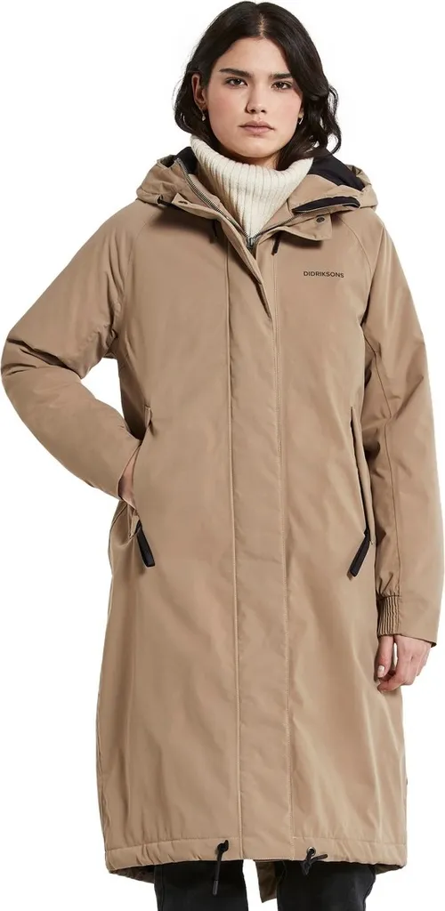 Didriksons Alicia Women's Parka Long 2, Größe_Bekleidung_NR:36, Didriksons_Farbe:beige – Bild 3