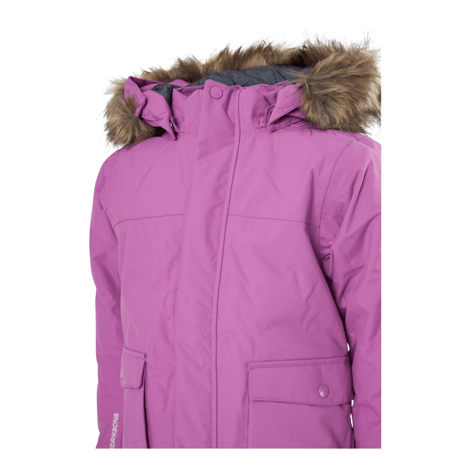 DIDRIKSONS Kure Kids Parka 4 Radiant Purple – Bild 4