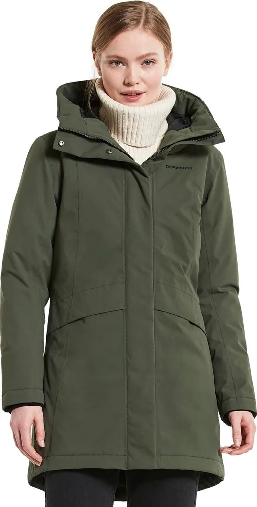 Didriksons Cajsa Parka 4 Winterjacke Damen Deep Green Oliv Grün 36 – Bild 8