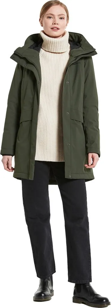 Didriksons Cajsa Parka 4 Winterjacke Damen Deep Green Oliv Grün 36 – Bild 9