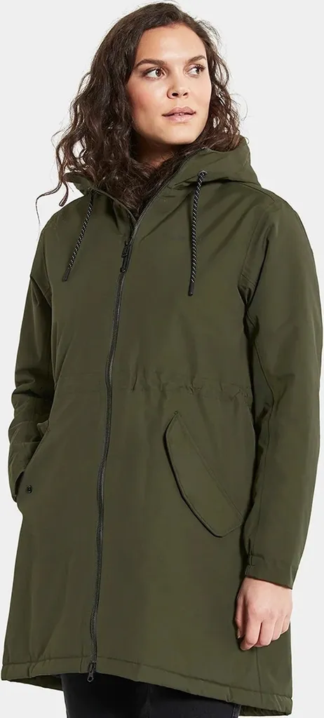 DIDRIKSONS MARTA-LISA WNS PARKA Deep Green Deep Green 38