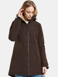 Didriksons Helle Women's Parka 5, Größe_Bekleidung_NR:36, Didriksons_Farbe:chocolate Brown