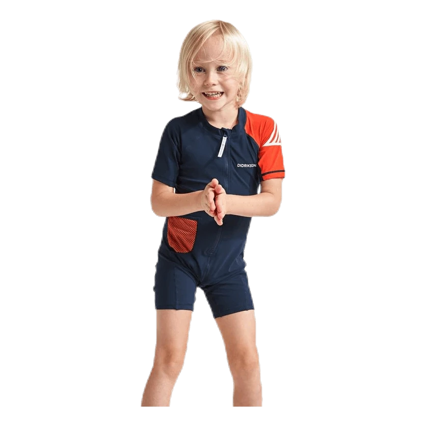 DIDRIKSONS Reef Kids Swimsuit Blue – Bild 3