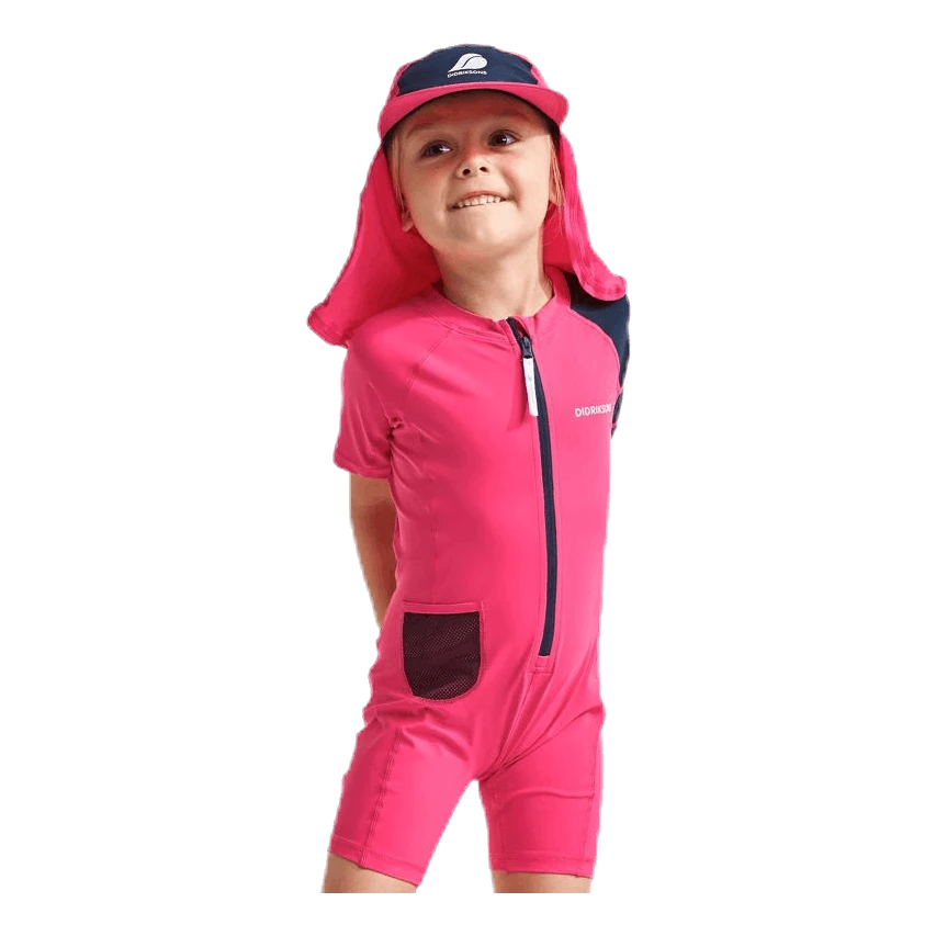 DIDRIKSONS Reef Kids Swimsuit Pink – Bild 2