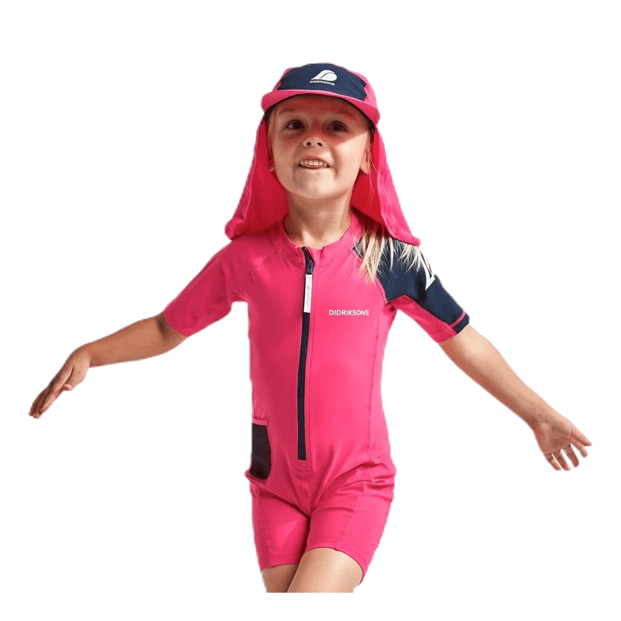 DIDRIKSONS Reef Kids Swimsuit Pink