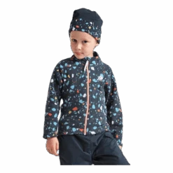 DIDRIKSONS Monte Printed Kids Jacket Blue