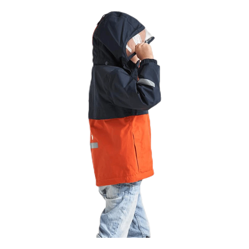 DIDRIKSONS Viken Kids Jacket Blue/Orange – Bild 2