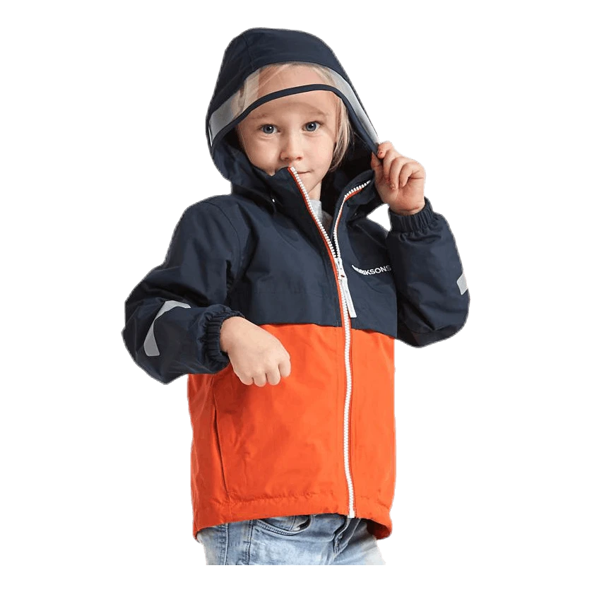 DIDRIKSONS Viken Kids Jacket Blue/Orange