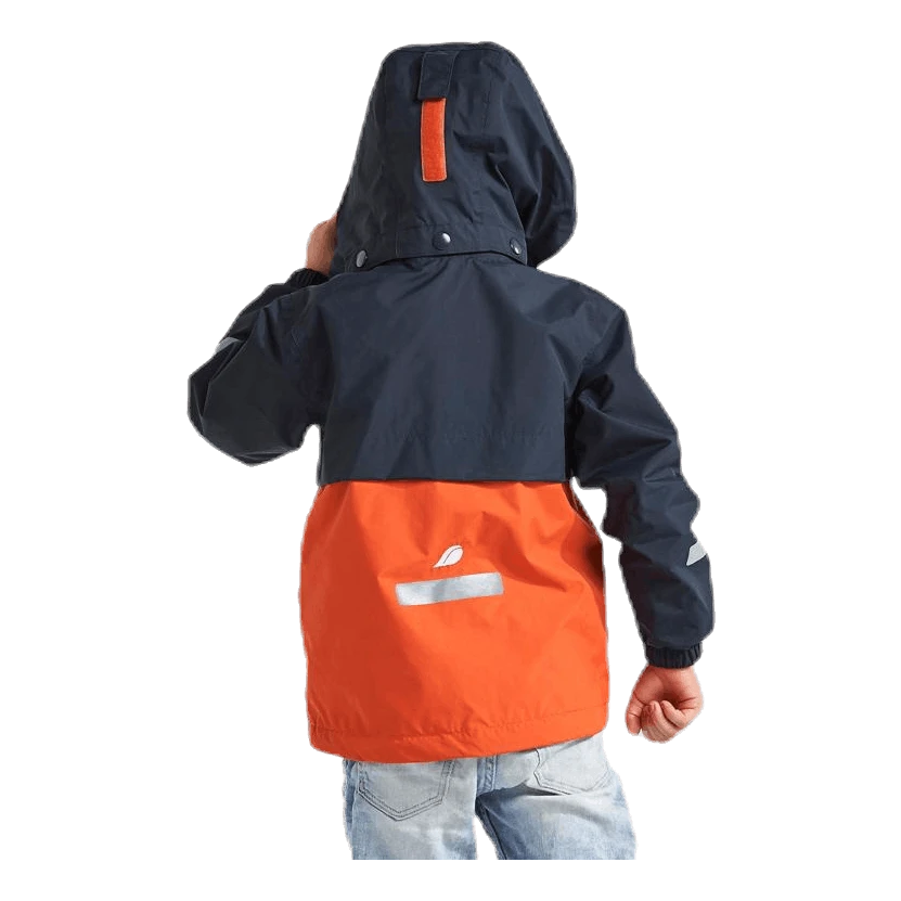 DIDRIKSONS Viken Kids Jacket Blue/Orange – Bild 5