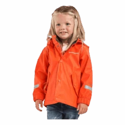 DIDRIKSONS Pölen Kids Galon Jacket Orange