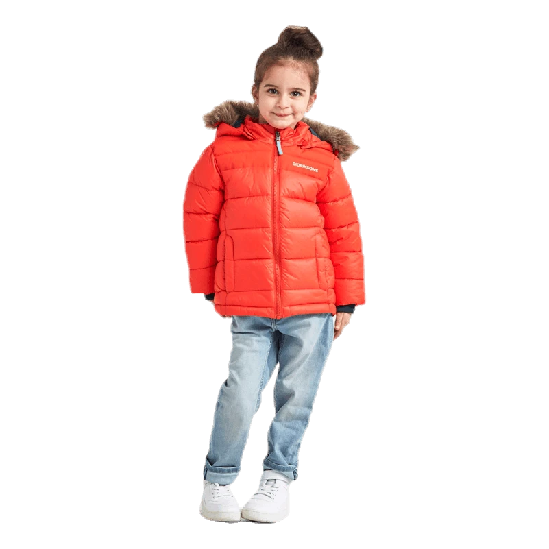 DIDRIKSONS Digory Puff Jacket 2 Orange – Bild 3