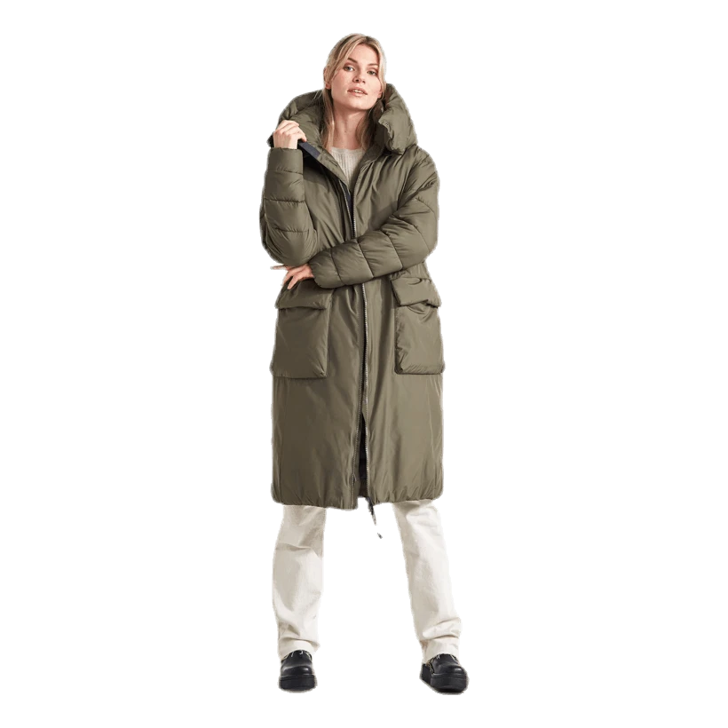 DIDRIKSONS Melina Puff Coat Green – Bild 4
