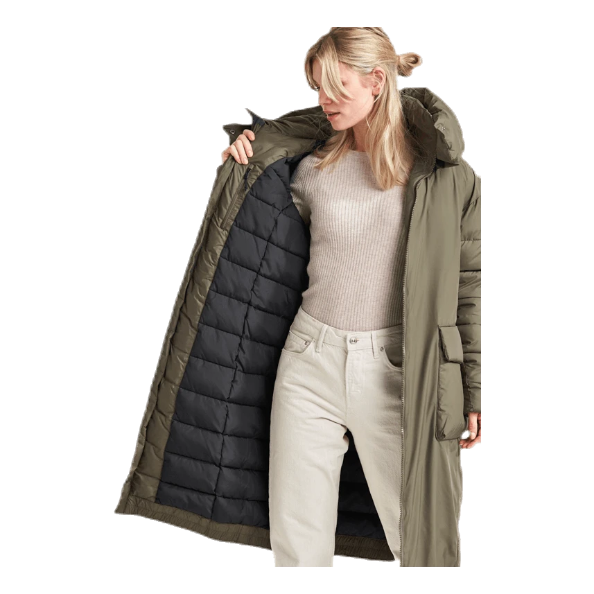 DIDRIKSONS Melina Puff Coat Green – Bild 6