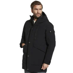 Didriksons Ari Parka 2 Winterjacke Herren Black Schwarz L