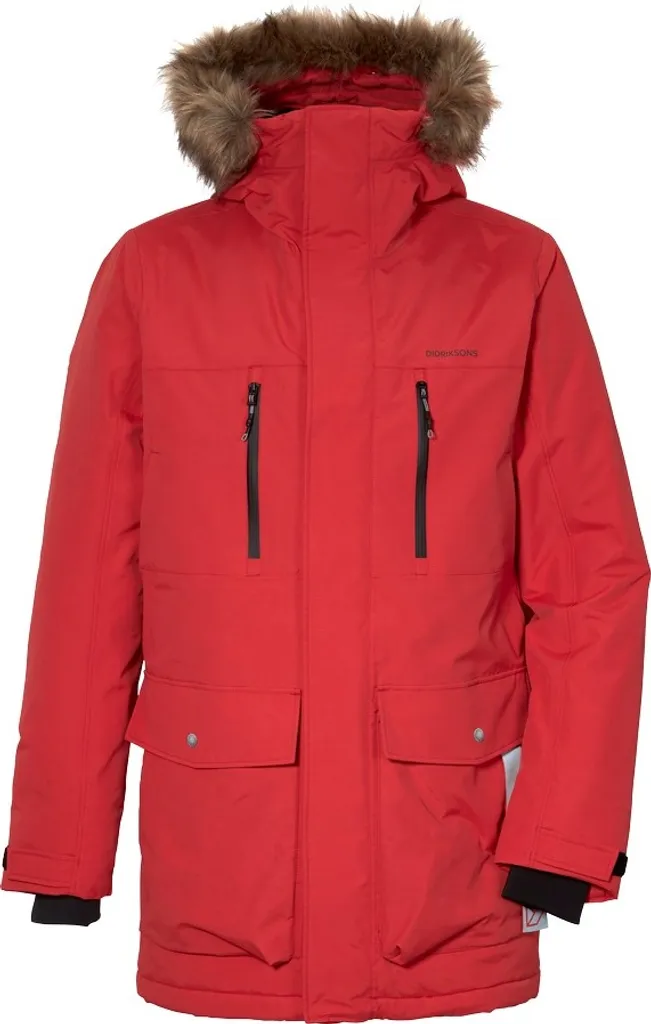Didriksons Fredrik Men's Parka, Größe_Bekleidung:L, Didriksons_Farbe:flow Red
