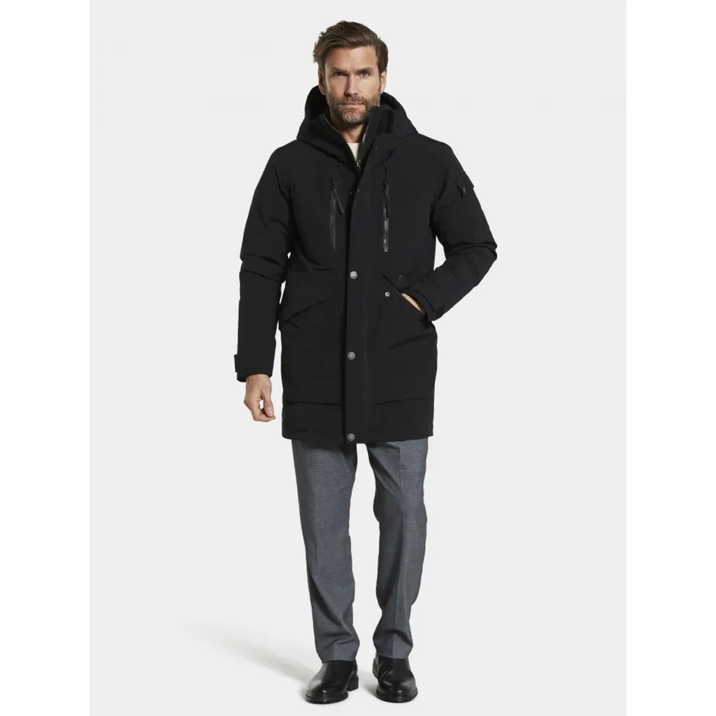 Didriksons Ari Parka 2 Winterjacke Herren Black Schwarz L – Bild 4