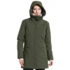 Didriksons Cajsa Parka 4 Winterjacke Damen Deep Green Oliv Grün 36