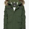 DIDRIKSONS HAJEN KIDS PARKA - SPRUCE GREEN