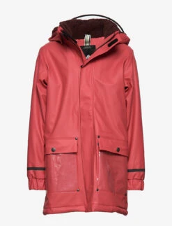 DIDRIKSONS EKHOLM KIDS COAT 2 - RASPBERRY RED
