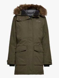 DIDRIKSONS VILDA WNS PARKA - FOG GREEN