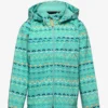 DIDRIKSONS DELLEN PR KIDS JKT 2 - WAVEPRINT TURQUOISE