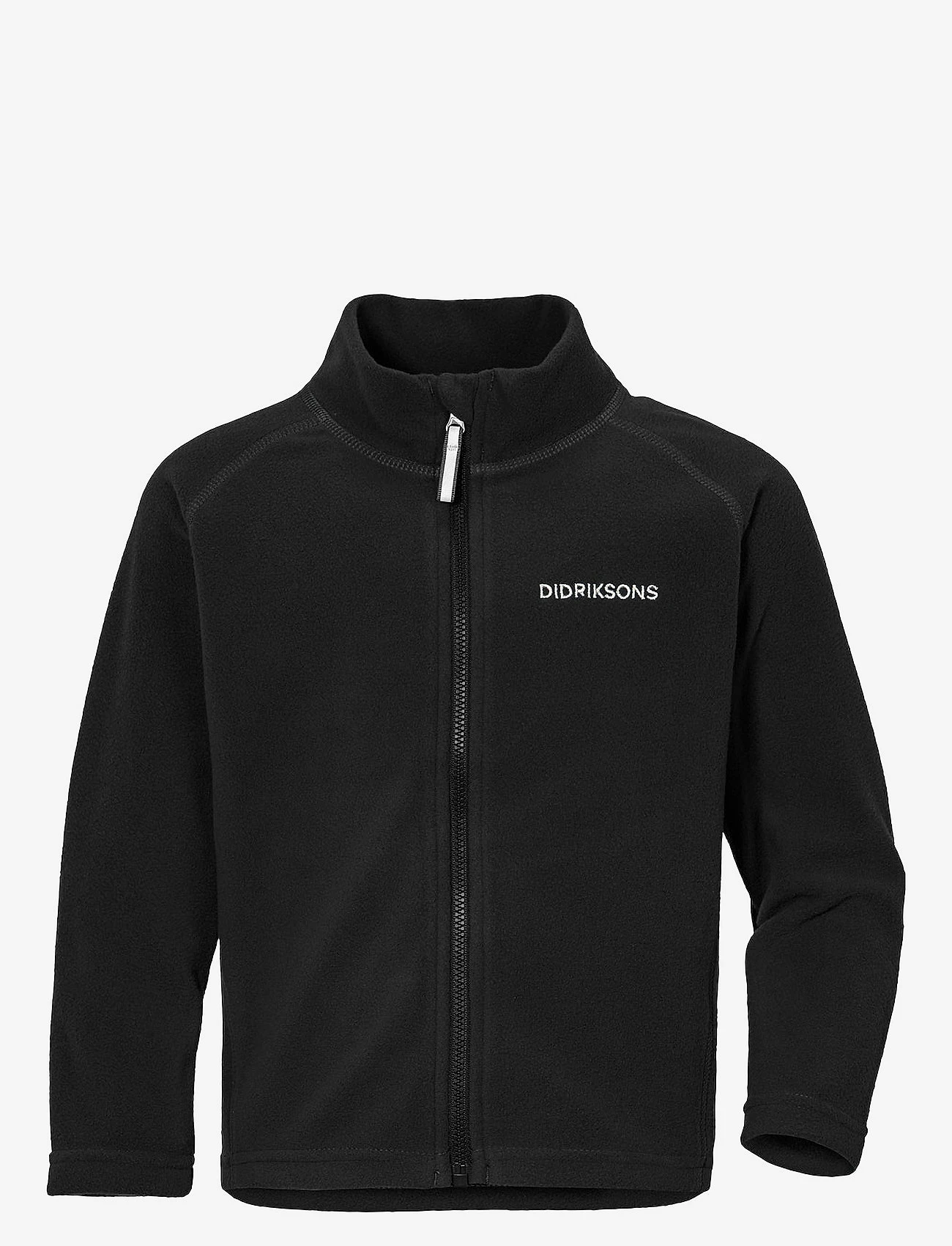 DIDRIKSONS MONTE KIDS FULLZIP 8 - BLACK