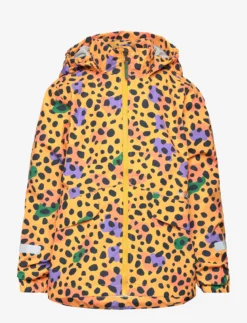DIDRIKSONS NORMA KIDS PR JKT - WILD DOT YELLOW