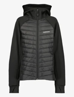 DIDRIKSONS TOVIK GIRLS HOODIE 5 - BLACK