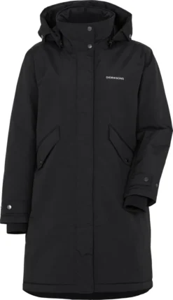 Didriksons Josefine Women's Parka, Größe_Bekleidung_NR:46, Didriksons_Farbe:black