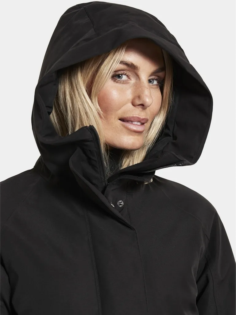 Didriksons Luna Parka 4 Winterjacke Damen Black Schwarz 42 – Bild 3